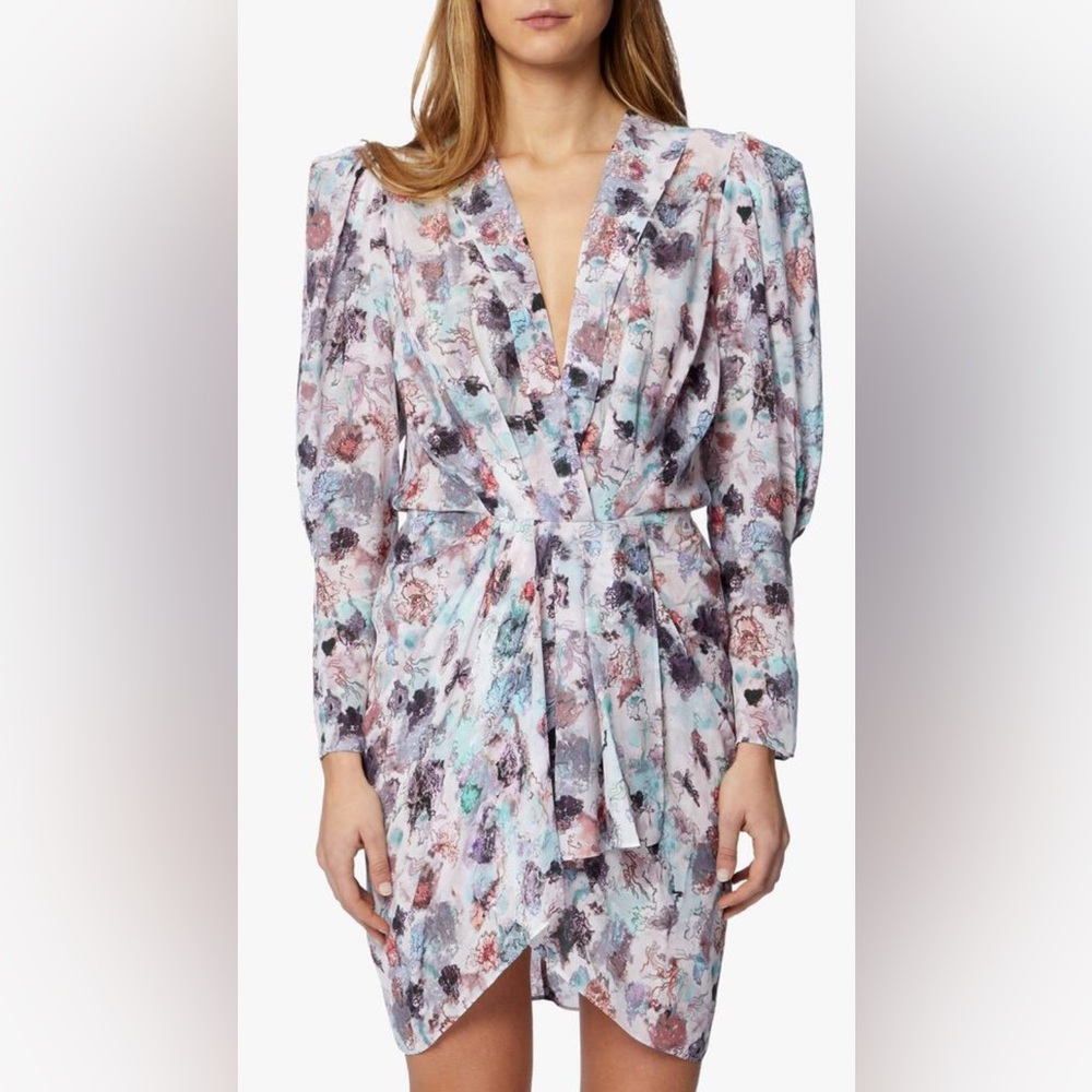IRO Abstract Patterned Dress